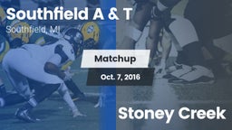 Matchup: Southfield vs. Stoney Creek 2016
