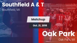 Matchup: Southfield vs. Oak Park  2016