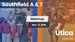 Matchup: Southfield vs. Utica  2016