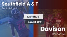 Matchup: Southfield vs. Davison  2018