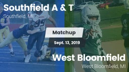 Matchup: Southfield vs. West Bloomfield  2019