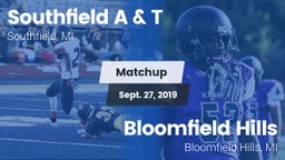 Matchup: Southfield vs. Bloomfield Hills  2019