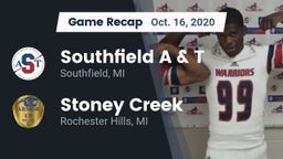 Recap: Southfield A & T vs. Stoney Creek  2020