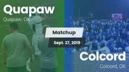 Matchup: Quapaw vs. Colcord  2019