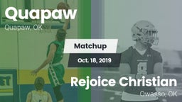 Matchup: Quapaw vs. Rejoice Christian  2019