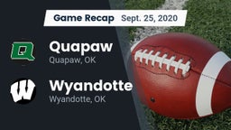 Recap: Quapaw  vs. Wyandotte  2020