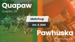Matchup: Quapaw vs. Pawhuska  2020