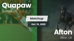 Matchup: Quapaw vs. Afton  2020