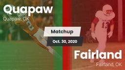 Matchup: Quapaw vs. Fairland  2020