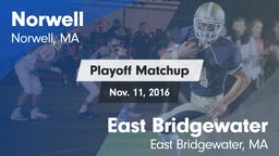 Matchup: Norwell vs. East Bridgewater  2016