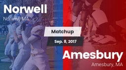 Matchup: Norwell vs. Amesbury  2017