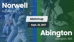 Matchup: Norwell vs. Abington  2017