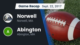 Recap: Norwell  vs. Abington  2017
