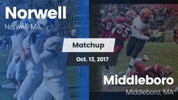 Matchup: Norwell vs. Middleboro  2017
