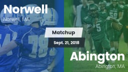 Matchup: Norwell vs. Abington  2018