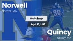 Matchup: Norwell vs. Quincy  2019