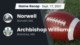 Recap: Norwell  vs. Archbishop Williams  2021