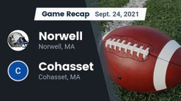 Recap: Norwell  vs. Cohasset  2021