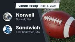 Recap: Norwell  vs. Sandwich  2021