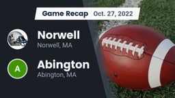 Recap: Norwell  vs. Abington  2022