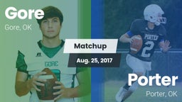 Matchup: Gore vs. Porter  2017