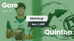 Matchup: Gore vs. Quinton  2017