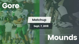 Matchup: Gore vs. Mounds 2018