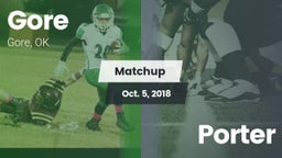Matchup: Gore vs. Porter 2018