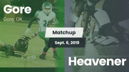 Matchup: Gore vs. Heavener  2019