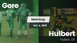 Matchup: Gore vs. Hulbert  2019