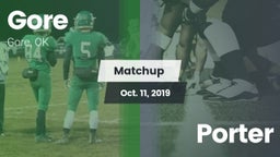 Matchup: Gore vs. Porter  2019