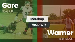 Matchup: Gore vs. Warner  2019