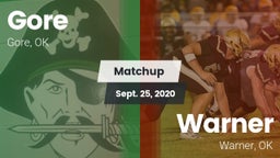 Matchup: Gore vs. Warner  2020