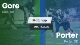 Matchup: Gore vs. Porter  2020