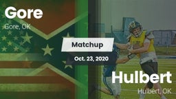 Matchup: Gore vs. Hulbert  2020