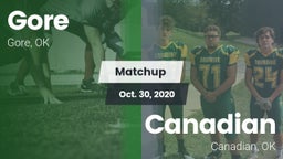 Matchup: Gore vs. Canadian  2020