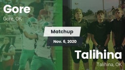 Matchup: Gore vs. Talihina  2020