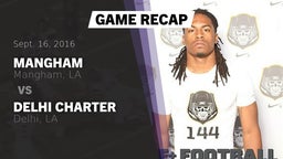 Recap: Mangham  vs. Delhi Charter  2016