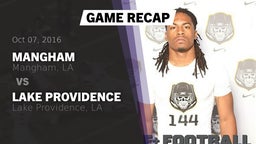 Recap: Mangham  vs. Lake Providence  2016