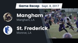 Recap: Mangham  vs. St. Frederick  2017