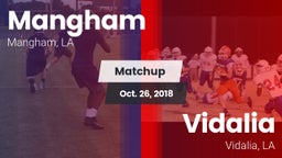 Matchup: Mangham vs. Vidalia  2018