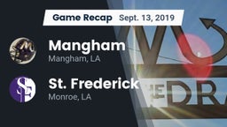 Recap: Mangham  vs. St. Frederick  2019