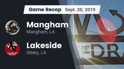 Recap: Mangham  vs. Lakeside  2019