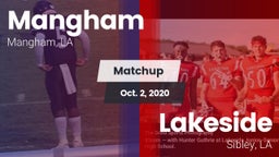 Matchup: Mangham vs. Lakeside  2020