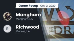 Recap: Mangham  vs. Richwood  2020
