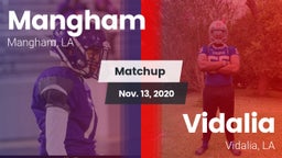 Matchup: Mangham vs. Vidalia  2020