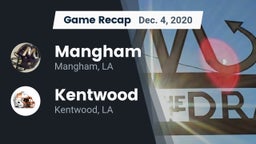 Recap: Mangham  vs. Kentwood  2020