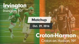 Matchup: Irvington vs. Croton-Harmon  2016