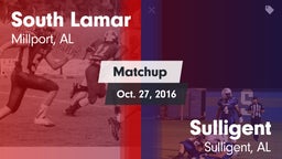 Matchup: South Lamar vs. Sulligent  2016