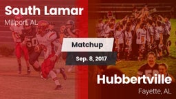 Matchup: South Lamar vs. Hubbertville  2017